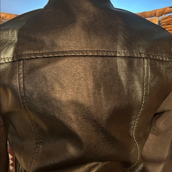 Women's Black Bomber Jacket - Picture 6 of 12